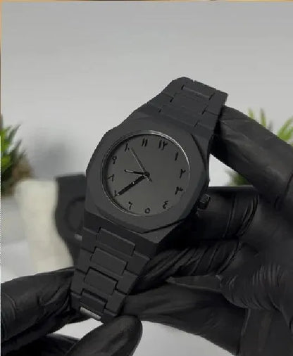 Full BLACK AURA Quartz Watch – Lightweight Design, , Premium Quality & Finish - Best Quality Analog Watch For Boys