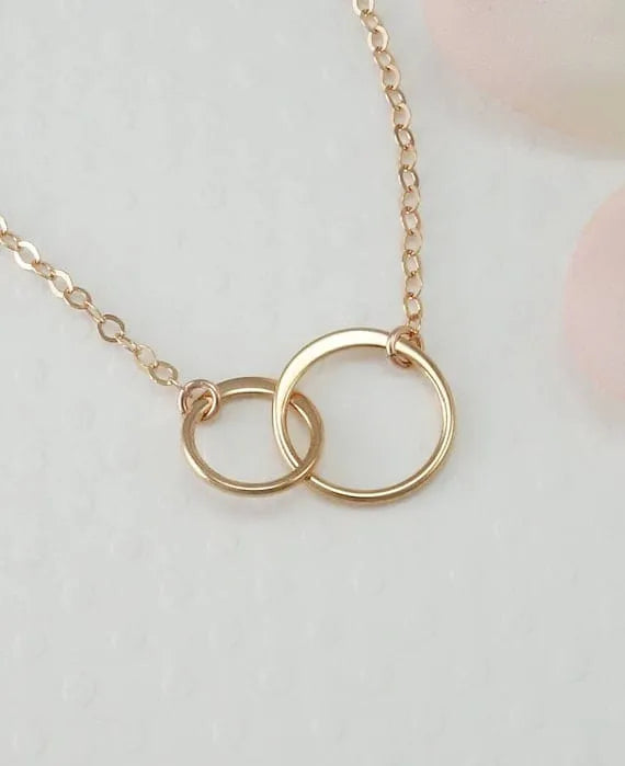 Golden Heart Necklace for Girls Daily Wear