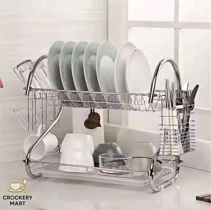 Stainless Steel Dish Drying Rack for Small Kitchens