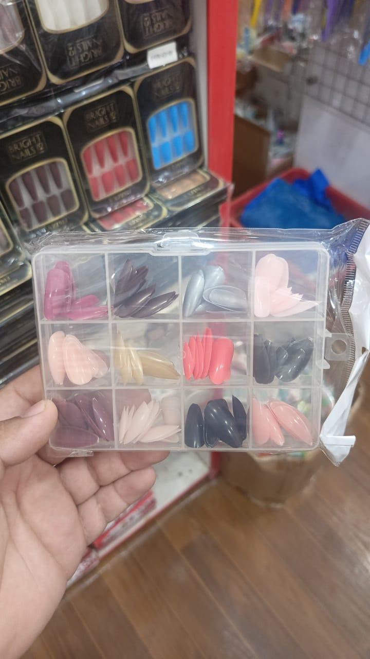 288 Pcs Multicolor Fake Nails for Party Wear