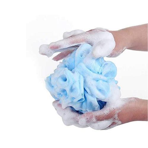 Premium Quality Bath Scrubber Blue Plastic Pack of 3