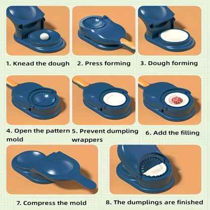 2-in-1 Dumpling Maker for Home Kitchen Use