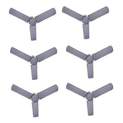Grey Ceiling Fan Covers 6 Pcs Dust Proof Moisture Resistant