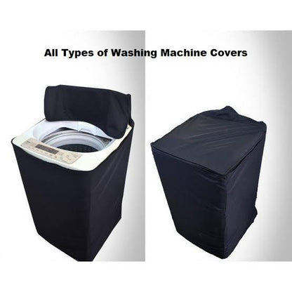 Waterproof Washing Machine Cover Black Strong Zip