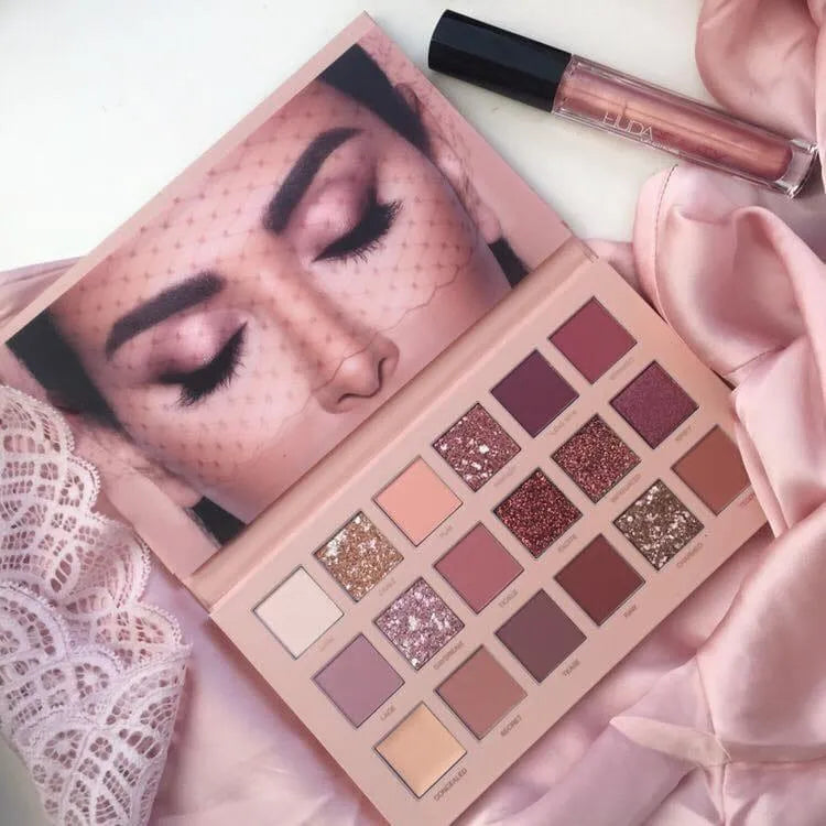 Matte & Glitter Eyeshadow Palette 100g Multicolor