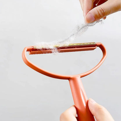 Portable Lint Remover for Home & Car with Dual Brush Head