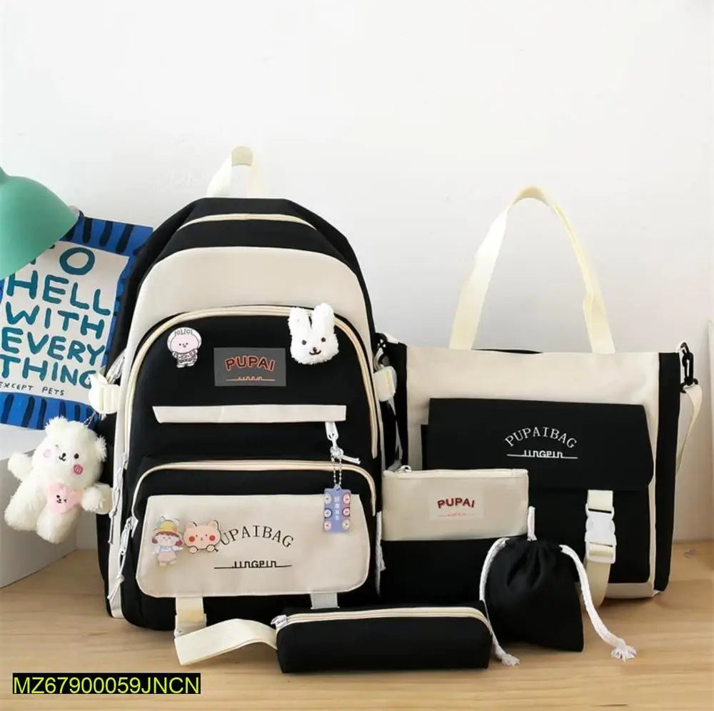 5 pcs bagset Multipurpose Backpack Set