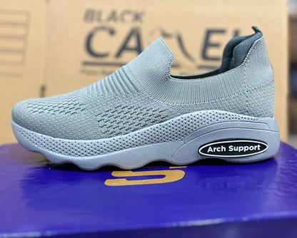 Men's EVA Arch Support Slip-On Sneakers Grey