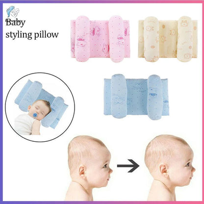 Baby Neck Pillow Cotton Bear Print Multicolor 27x17cm