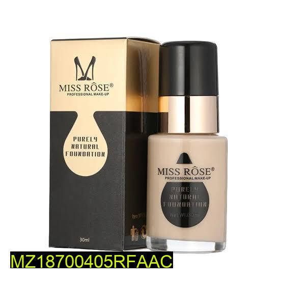 Miss Rose Liquid Pump Foundation 30ml Waterproof Long Lasting