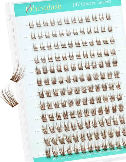 Mayphonce Waterproof False Eyelashes Black Brown