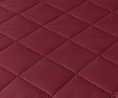 Microwave Cover Quilted Cotton Maroon Kitchen Protectant