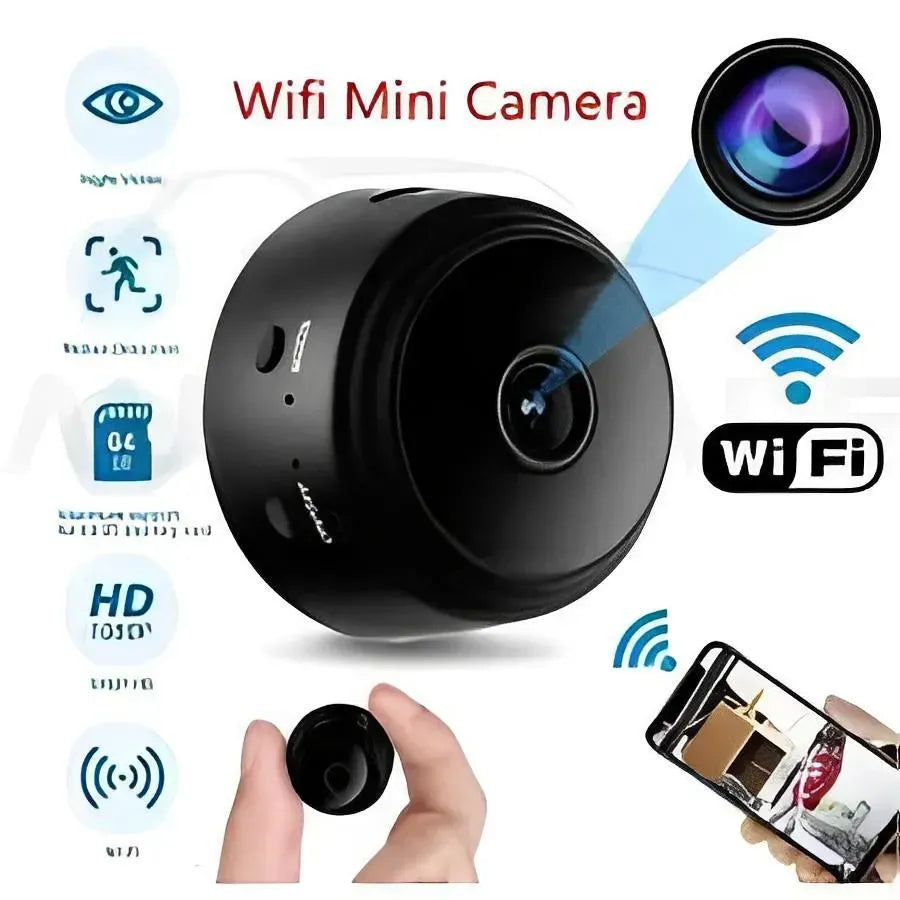 A9 Mini WiFi Camerawith Night Vision – Magnetic Wireless Micro Camerawith Phone App