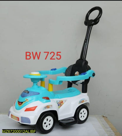 Kids' Riding Car Blue ABS Plastic Durable