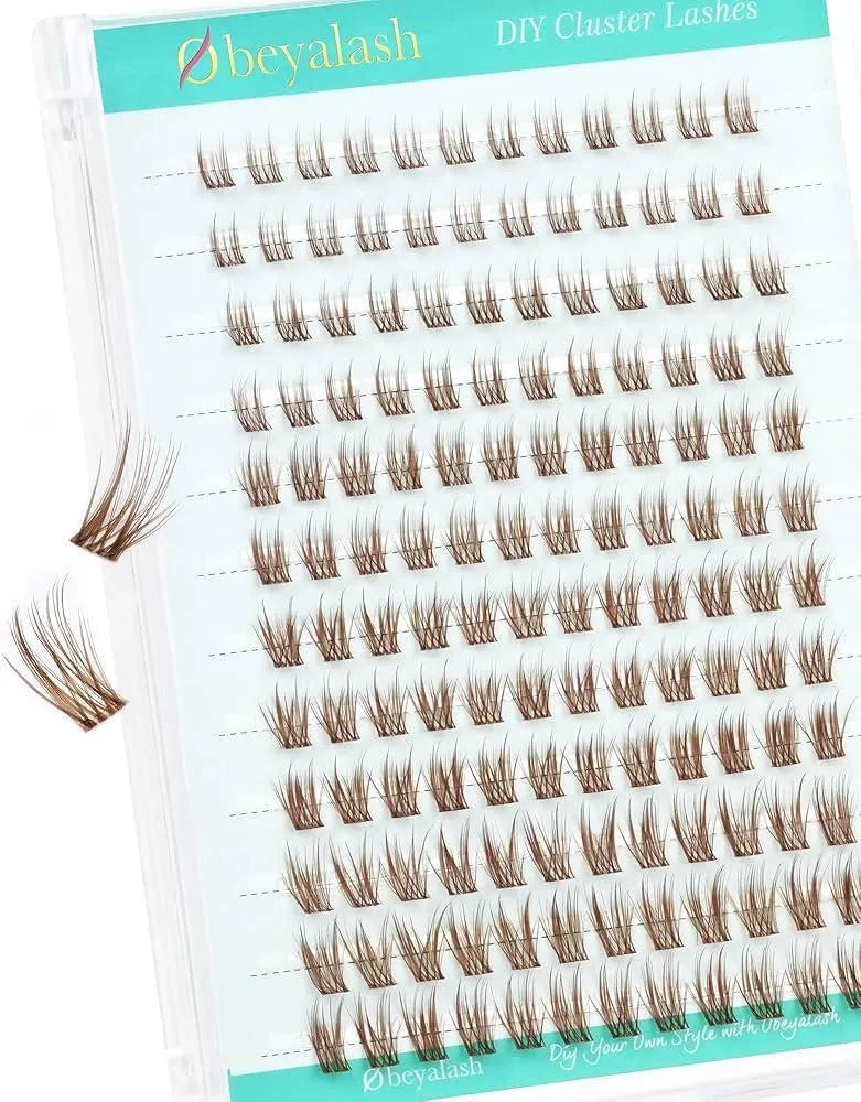 Mayphonce Waterproof False Eyelashes Black Brown