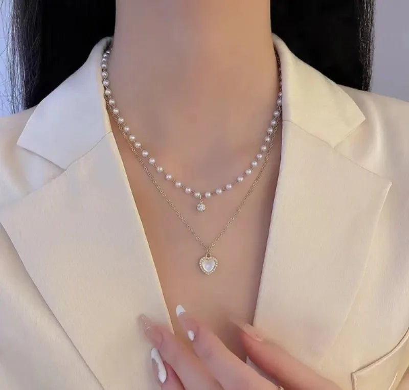 Heart Design Gold Plated Necklace