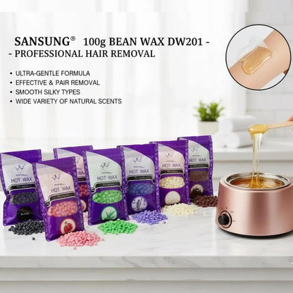 Samsung Rose Hot Wax for Sensitive Skin Painless Removal