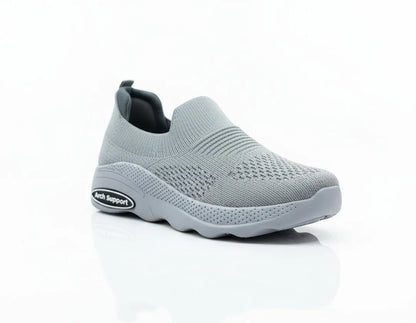 Men's EVA Arch Support Slip-On Sneakers Grey