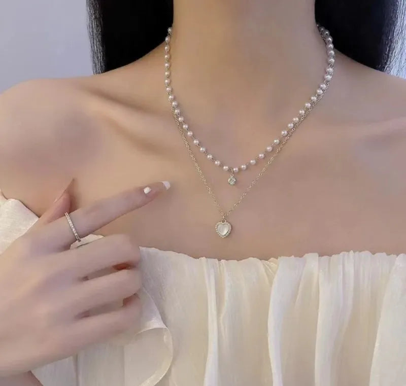 Heart Design Gold Plated Necklace