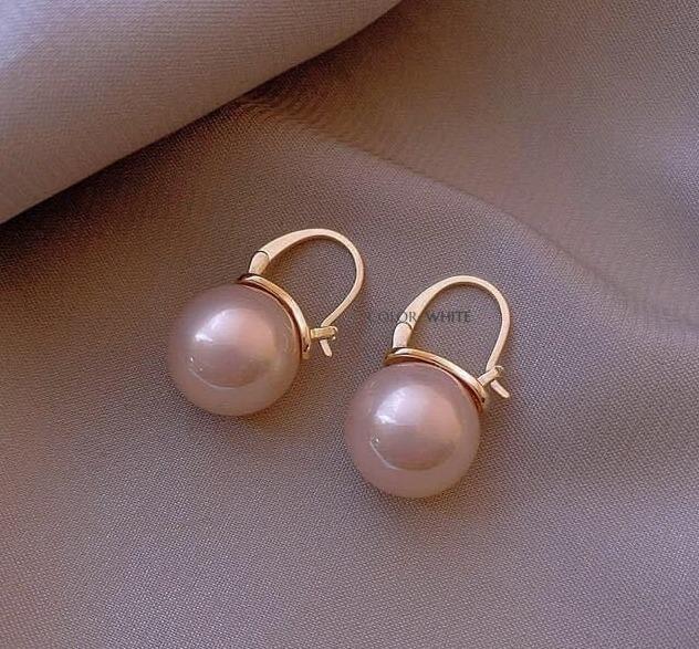 Gold Plated Pearl Earrings for Women