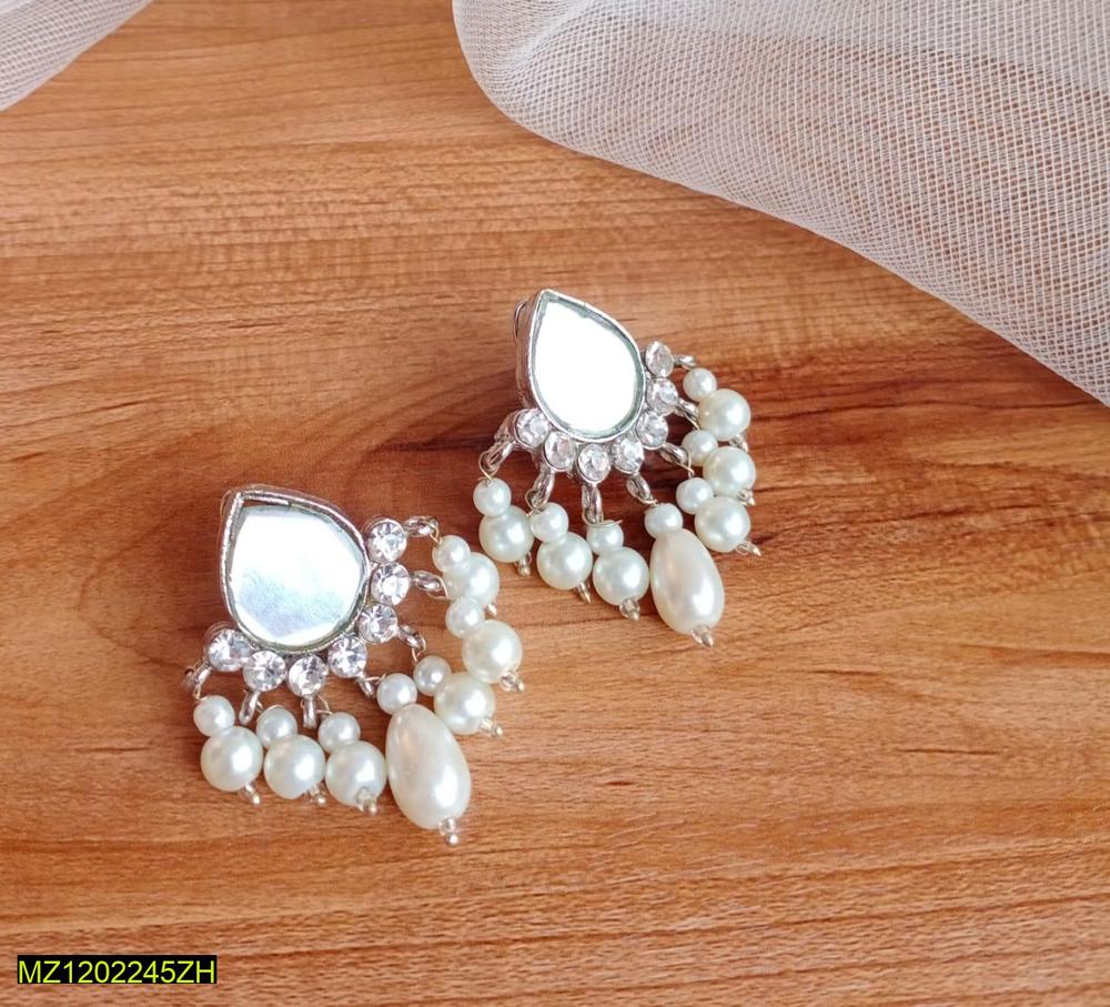 Gold Plated Pearl Earrings for Weddings & Parties