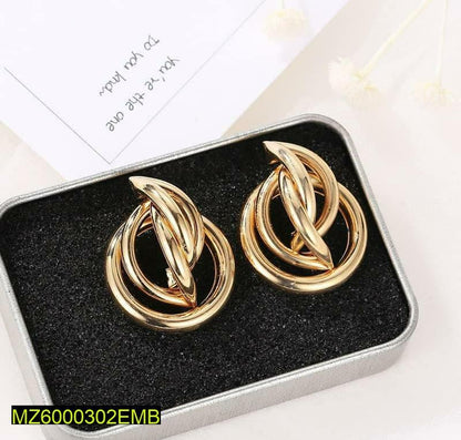 Golden Tangle Earrings for Women, Premium Quality, Durable, New Arrival, Best Price in Pakistan