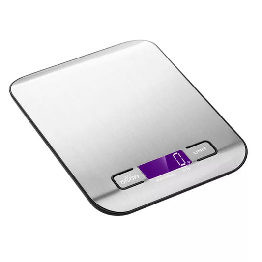 Stainless Steel Kitchen Scale with Measurement Markings – 1 Pc