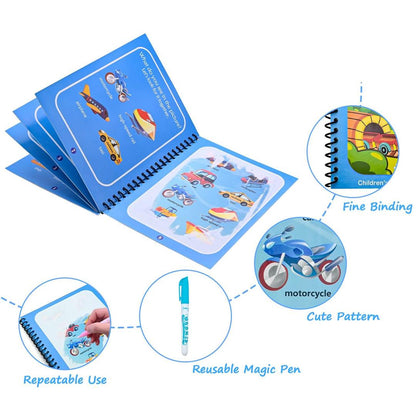 Magic Water Canvas for Kids Art Drawing No Mess