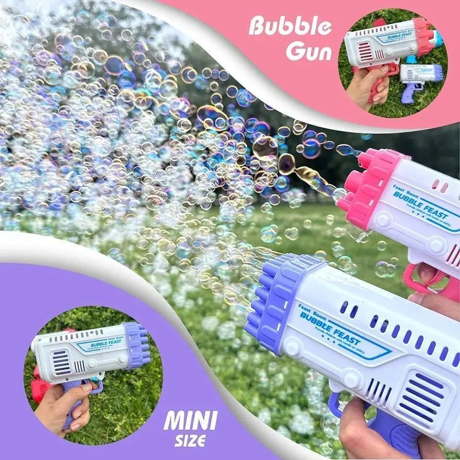 Bubble Gun with 36 Hole Switch for Kids & Adults