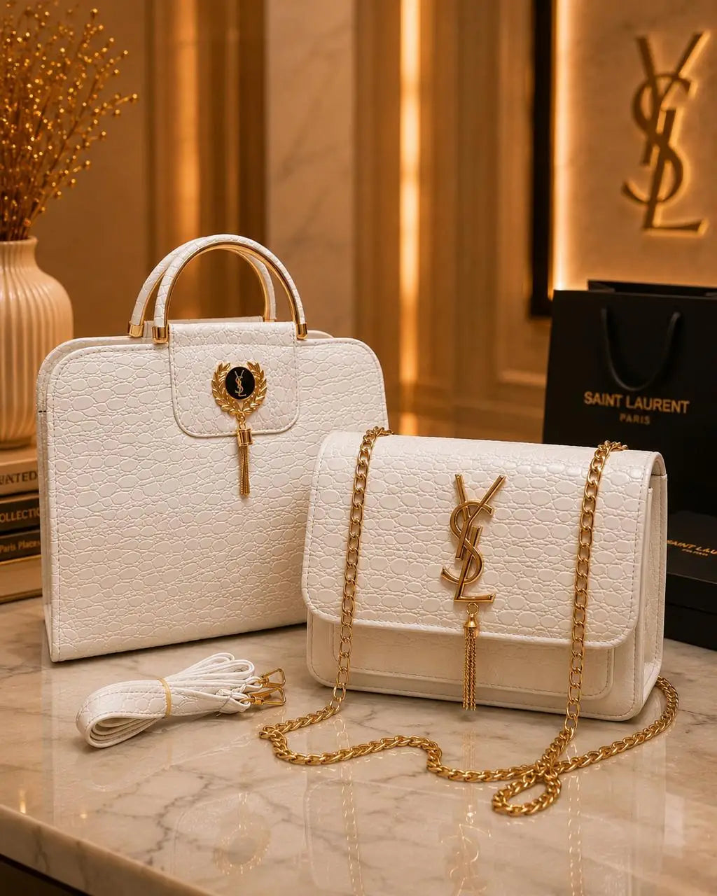 Girl's Leather Plain Hand Bag