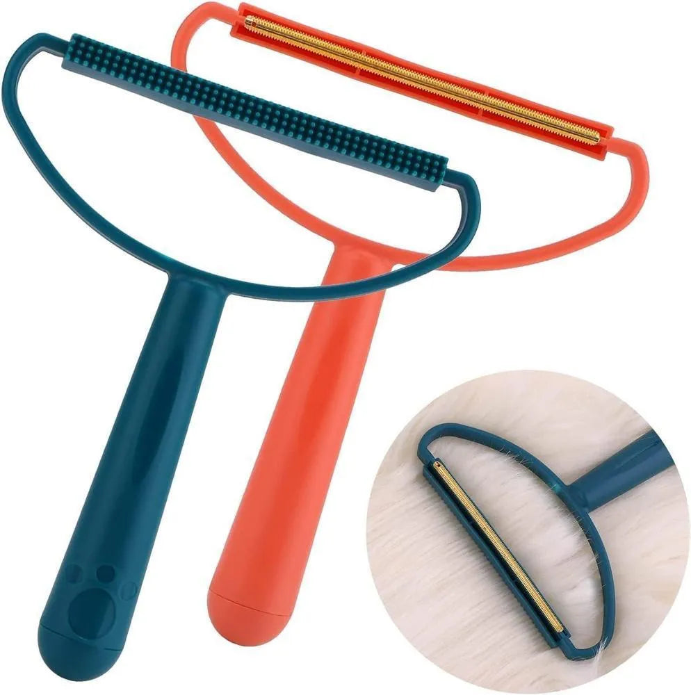 Portable Lint Remover for Home & Car with Dual Brush Head