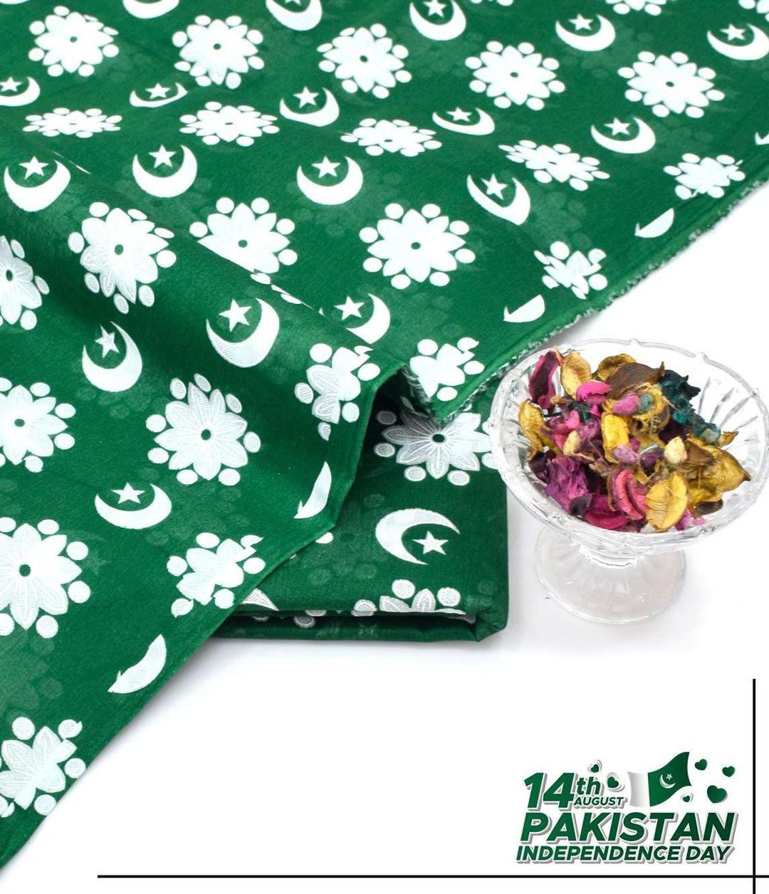 2 Pcs Women's Unstitched Digital Print Suit