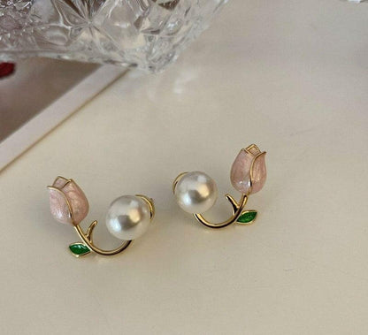 Golden Flower Earrings for Women, Lightweight & Durable