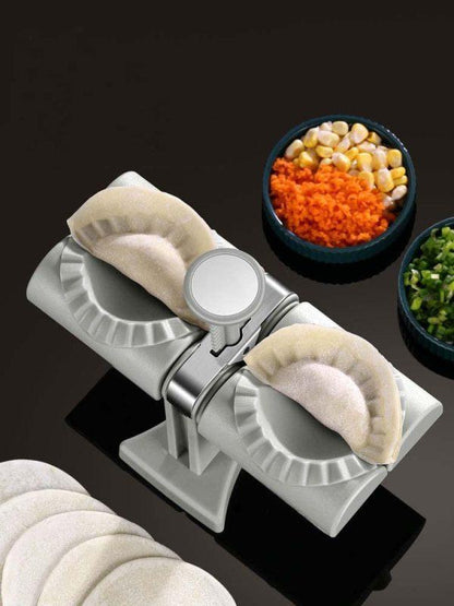 Automatic Dumpling Maker White Kitchen Tool