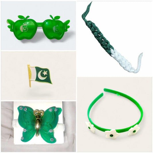 Azaadi 5-Piece Sunglasses Set for Kids 14th August Special ABS