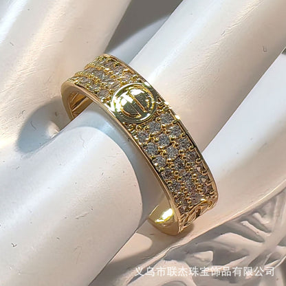 Golden Plated Joker Ring Trendy Daily Wear Jewelry