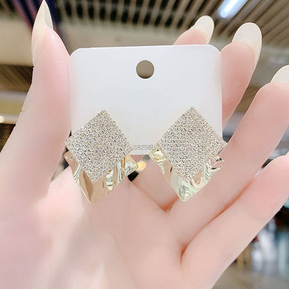 S925 Silver Geometric Earrings for Women