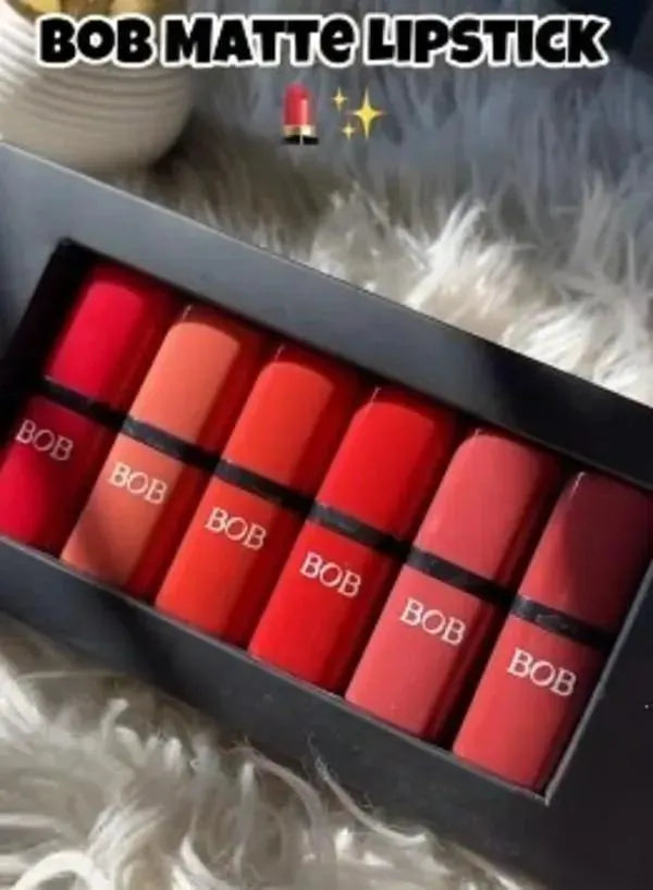 6 Pcs Matte Lipstick Set for Pakistani Women