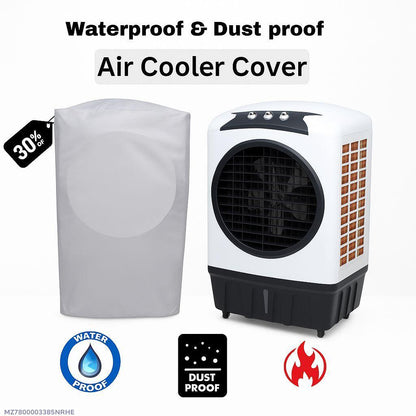 Waterproof Dust Proof Air Cooler Cover Silver Parachute