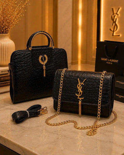Girl's Leather Plain Hand Bag