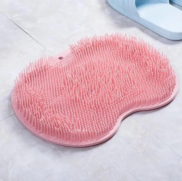 Pink Silicone Foot Scrubber for Daily Use