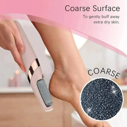 Rechargeable Foot Pedicure Machine with Coarse Exfoliating Surface