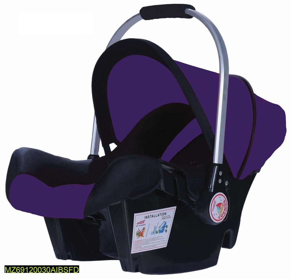Stylish Purple Baby Carry Cot with Mosquito Net