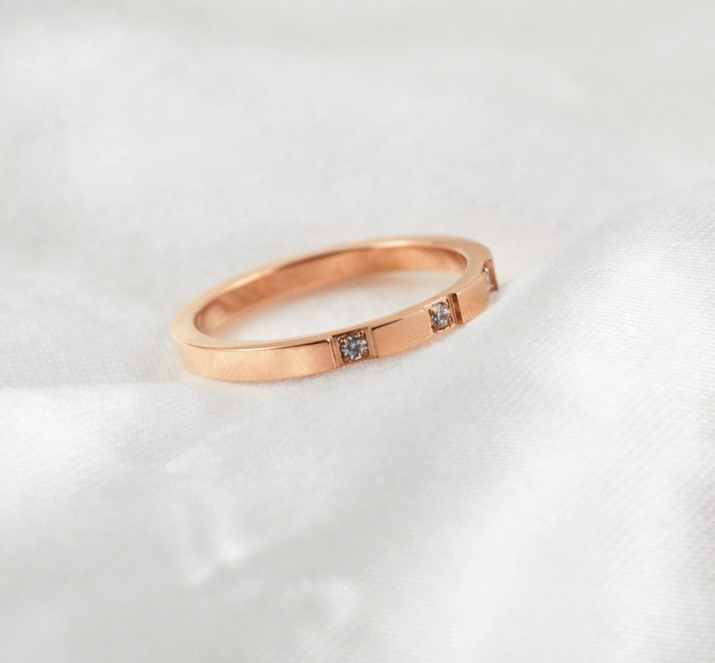 Rose Gold & Silver Minimalist Rings for Daily Wear