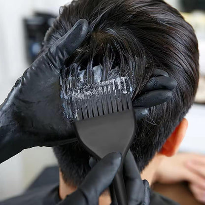 Premium Hair Coloring Brushes Set of 5 Black Plastic