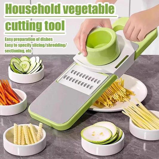 Green Vegetable Slicer with ABS Plastic Base
