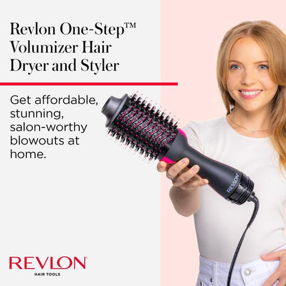 Stylish Black Pink Hair Dryer with Low Noise & Safe Heat