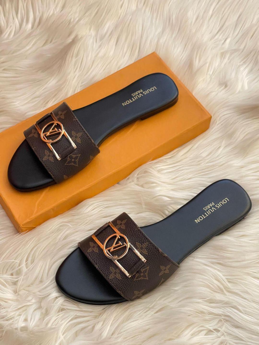 Women Brown Synthetic Leather Semi-Formal Flats Size 6-11