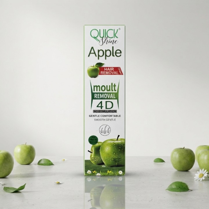 Quick Shine Apple Hair Removal Spray - Personal Care Product Designed For Hair Removal And Skin Maintenance Routine - 200ML