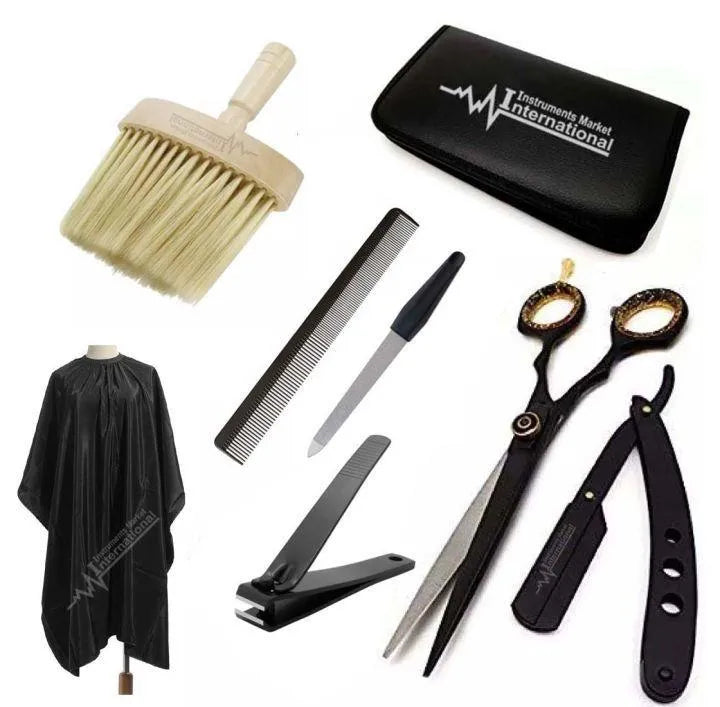 Stainless Steel Haircut Scissors Set for Daily Grooming